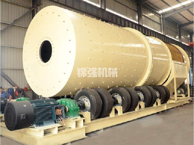 滾筒洗石機(jī)(圖2) 滾筒式洗石機(jī)(圖2)