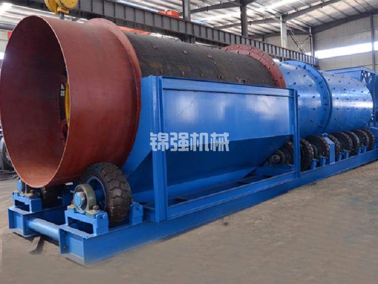 滾筒洗石機(jī)(圖3) 滾筒式洗石機(jī)(圖3)